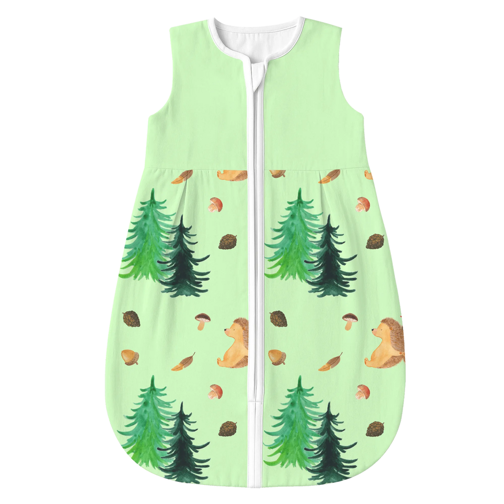 Schlafsack Baby Igel händchenhaltend Muster