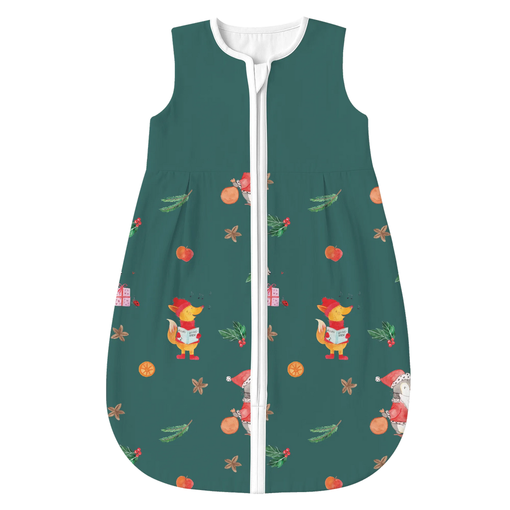 Schlafsack Baby Winter Weihnachtsfreude Muster, Weihnachten, Fuchs