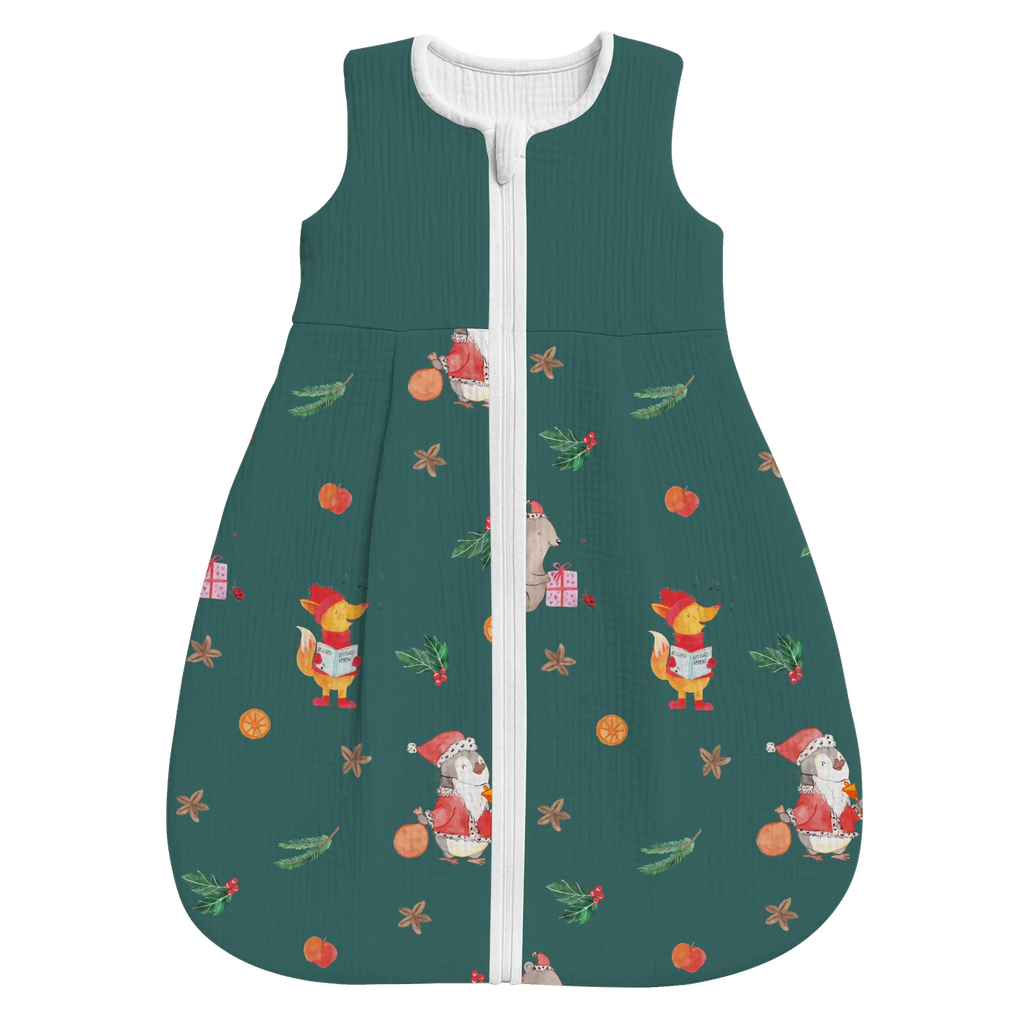Schlafsack Baby Winter Weihnachtsfreude Muster, Weihnachten, Fuchs