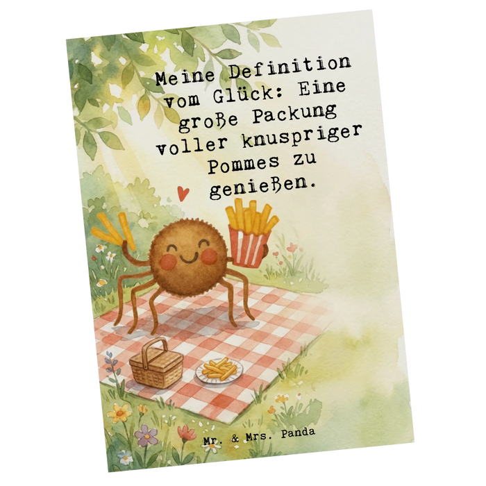 Pocztówka Spinne Agathe Pommes Design