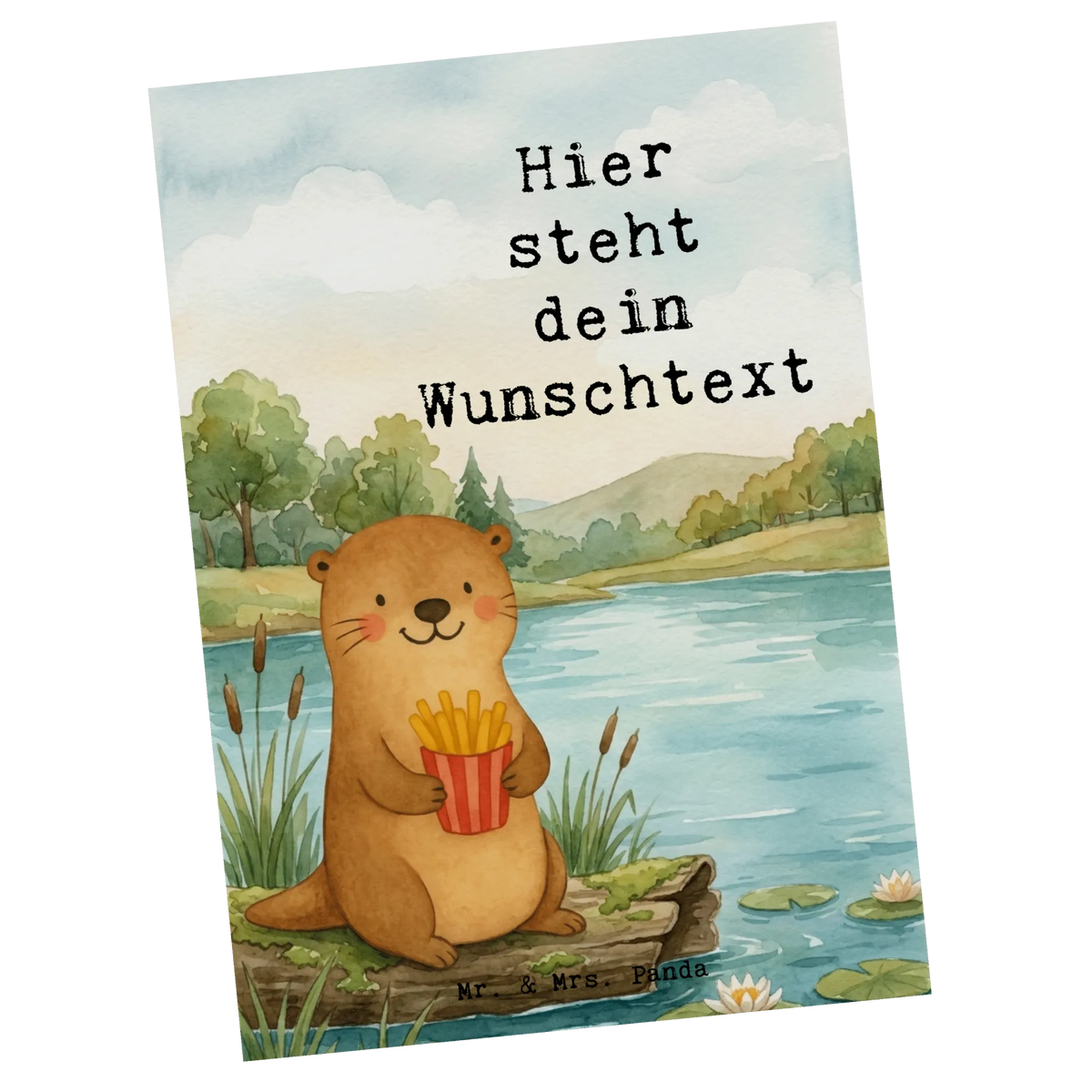 Personalisierte Postkarte Otter See Pommes Design Personalisierte Grußkarte, Individualisierbare Postkarte, Personalisierte Postkarte mit Wunschtext, Personalisierbare Grußkarte, Postkarten mit Namen, Karte mit Wunschtext, Postkarte Personalisierbar, Ansichtskarte mit Namen, Postkarte personalisiert, personalisierbare postkarte, Individuelle Grußkarte, Grußkarte personalisiert, Grußkarte mit Wunschtext, Personalisierte Karte, Personalisierte Postkarten, Grußkarte mit eigenem Text, Individuelle Postkarte, Postkarte mit Wunschtext, Postkarte mit Namen, Ansichtskarte mit Wunschtext, Personalisierte Postkarte, Personalisierte Postkarte mit Namen, Karte mit Namen, Personalisierte Grußkarten, Personalisierte Mr. & Mrs. Panda Postkarte, Postkarte mit eigenem Text, Grußkarte mit Namen