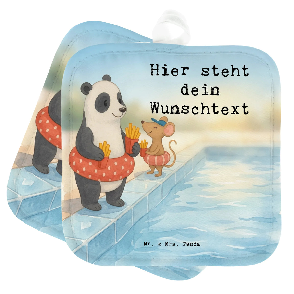 Personalised pot holder Panda Schwimmbad Pommes Design Topflappen Personalisiert, Personalisierte Topflappen, Küchenzubehör personalisiert, Topfhandschuhe mit Namen, Topflappen Set Personalisiert, Topfhandschuhe personalisiert, Küchenaccessoires personalisiert, Personalisierte Topfhandschuhe, Topflappen selbst gestalten, Küchentextilien personalisiert, Topflappen bedrucken, Topflappen mit Namen