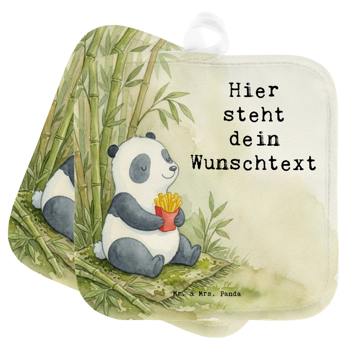 Personalisierte Topflappen Panda beflügelt Pommes Design Topfhandschuhe personalisiert, Küchenaccessoires personalisiert, Topflappen bedrucken, Küchenzubehör personalisiert, Personalisierte Topfhandschuhe, Topflappen mit Namen, Topfhandschuhe mit Namen, Küchentextilien personalisiert, Topflappen Personalisiert, Topflappen selbst gestalten, Topflappen Set Personalisiert, Personalisierte Topflappen