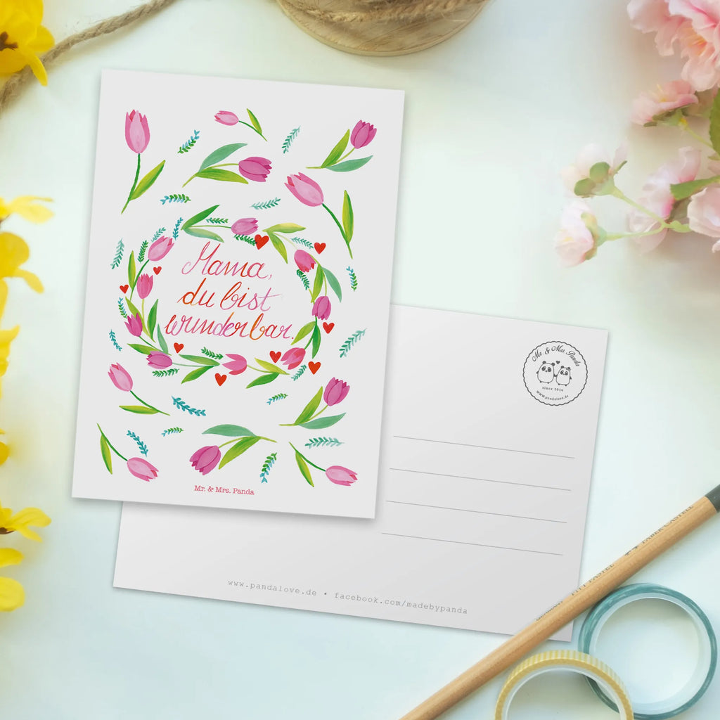 Postkarte Mama Tulpen Geschenkkarte, Einladungskarten Geburtstag, Karte, Einladung, Geburtstagskarte, Grußkarte, Ansichtskarte, Einladungskarte, Einladung Geburtstag, Postkarte, Ansichtskarten, Dankeskarte, Blumen Deko, Frühlings Deko, Sommer Deko, Dekoration, positive Botschaft, Naturliebhaber, Outdoor, Natur, Abenteuer, Mutter, Mami, Mama, Mom, Mutti