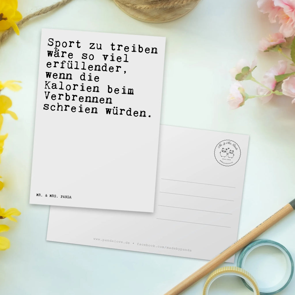 Postcard Sport zu treiben wäre... Postcard, invitation card, gift, invitation, gift card, card, paper, postcards, letter, saying, sayings, funny, wisdom, quotes, Sayings Proverbs Wisdom Quotes Funny Wisdom Words