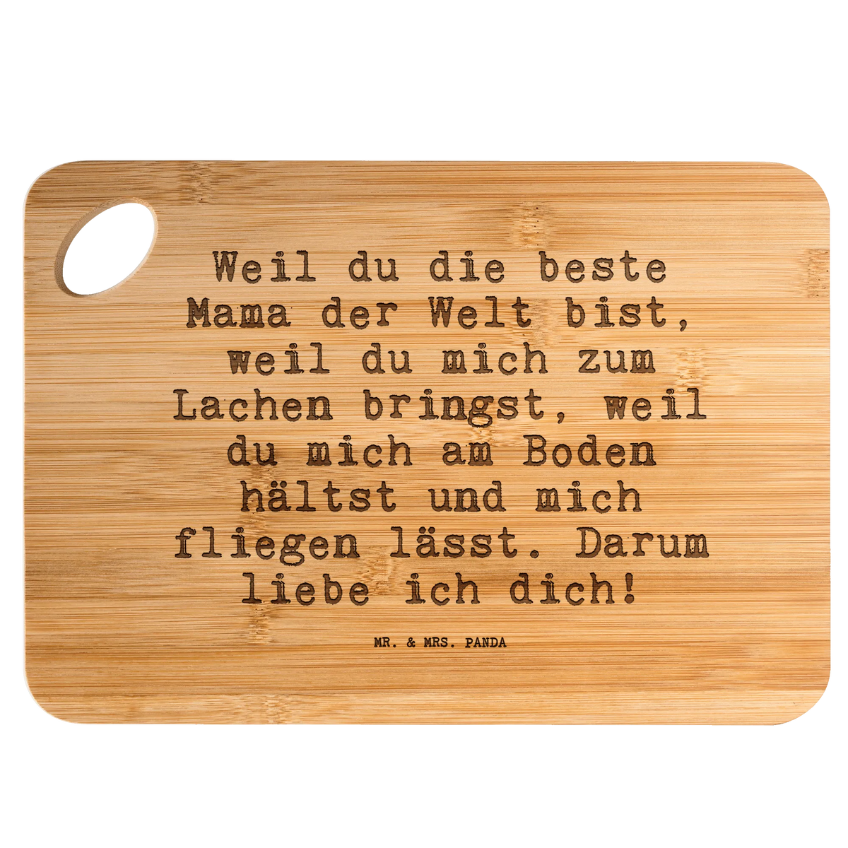 Bamboo chopping board Weil du die beste... saying, sayings, wisdom, quotes, Sayings Proverbs Wisdom Quotes Funny Wisdom Words