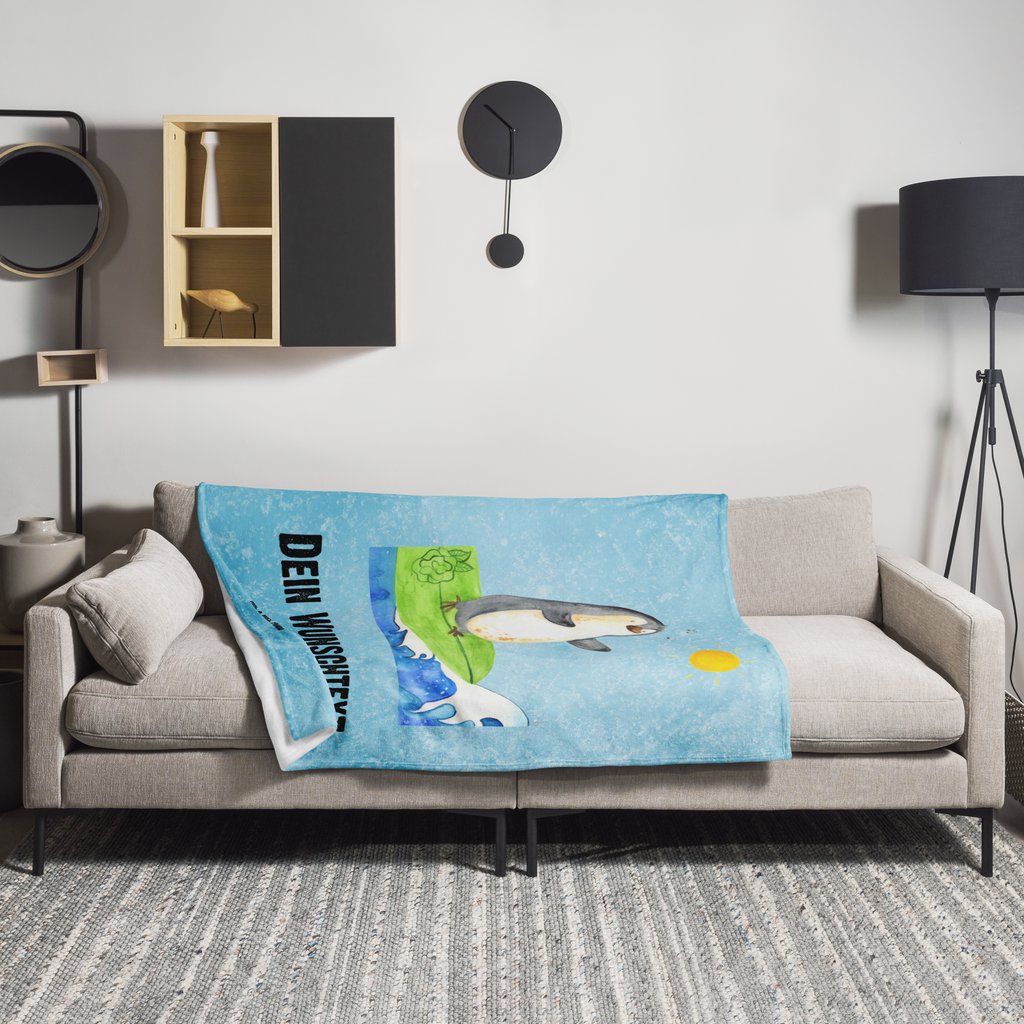 Personalisierte Decke Pinguin Surfer Personalisierte Decke, Decke mit Namen, Kuscheldecke mit Namen, Decke bedrucken, Kuscheldecke bedrucken, Pinguin, Pinguine, surfen, Surfer, Hawaii, Urlaub, Wellen, Wellen reiten, Portugal