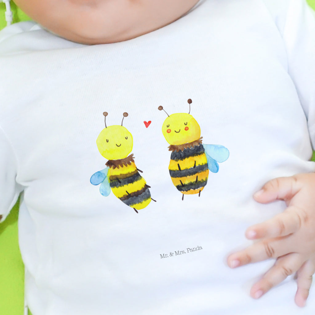 Baby Longsleeve Biene Verliebt Mädchen, Jungen, Baby, Langarm, Bio, Kleidung, Biene, Wespe, Hummel