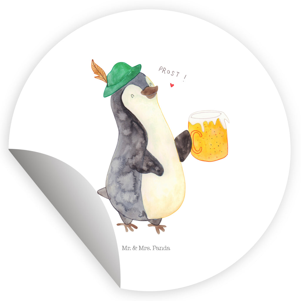 Rund Aufkleber Pinguin Bier Sticker, Aufkleber, Etikett, Pinguin, Pinguine, Bier, Oktoberfest