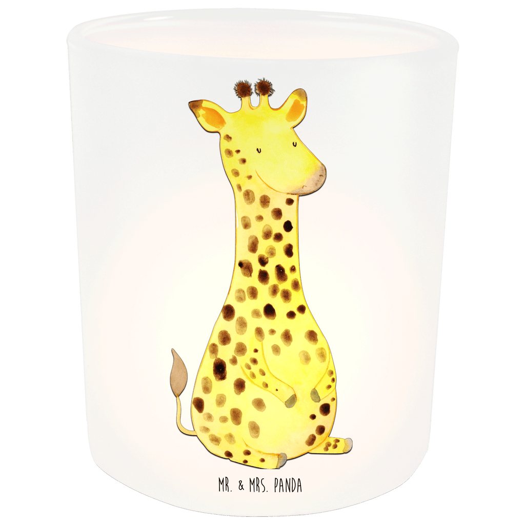 Windlicht Giraffe Zufrieden Windlicht Glas, Teelichtglas, Teelichthalter, Teelichter, Kerzenglas, Windlicht Kerze, Kerzenlicht, Afrika, Wildtiere, Giraffe, Zufrieden, Glück, Abenteuer