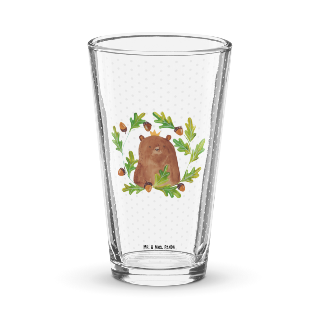 Premium Trinkglas Bär König Trinkglas, Glas, Pint Glas, Bierglas, Cocktail Glas, Wasserglas, Bär, Teddy, Teddybär, Papa, Papa Bär, bester Vater, bester Papa, weltbester Papa, Vatertag, Vater, Dad, Daddy, Papi