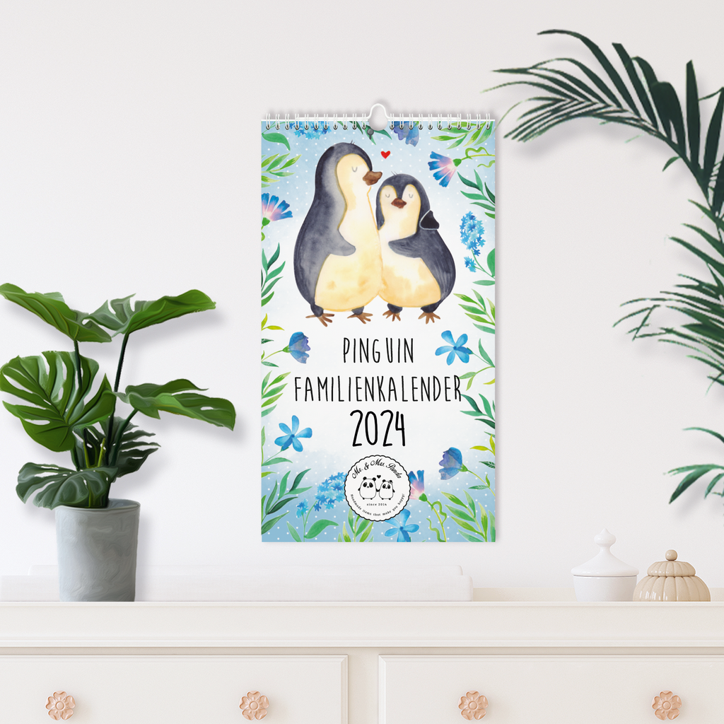 Familienkalender 2024 Pinguin Collection Familienplaner, Kalender, Jahreskalender, Terminplaner, Kalender mit Feiertagen, Pinguin