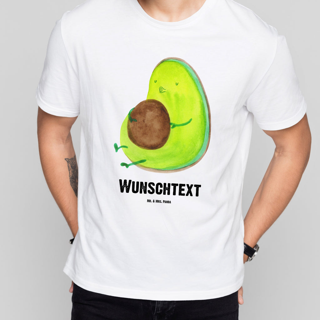 Personalisiertes T-Shirt Avocado pfeift T-Shirt Personalisiert, T-Shirt mit Namen, T-Shirt mit Aufruck, Männer, Frauen, Wunschtext, Bedrucken, Avocado, Veggie, Vegan, Gesund, Diät, Abnehmen, Ernährung, dick sein, Pummelfee