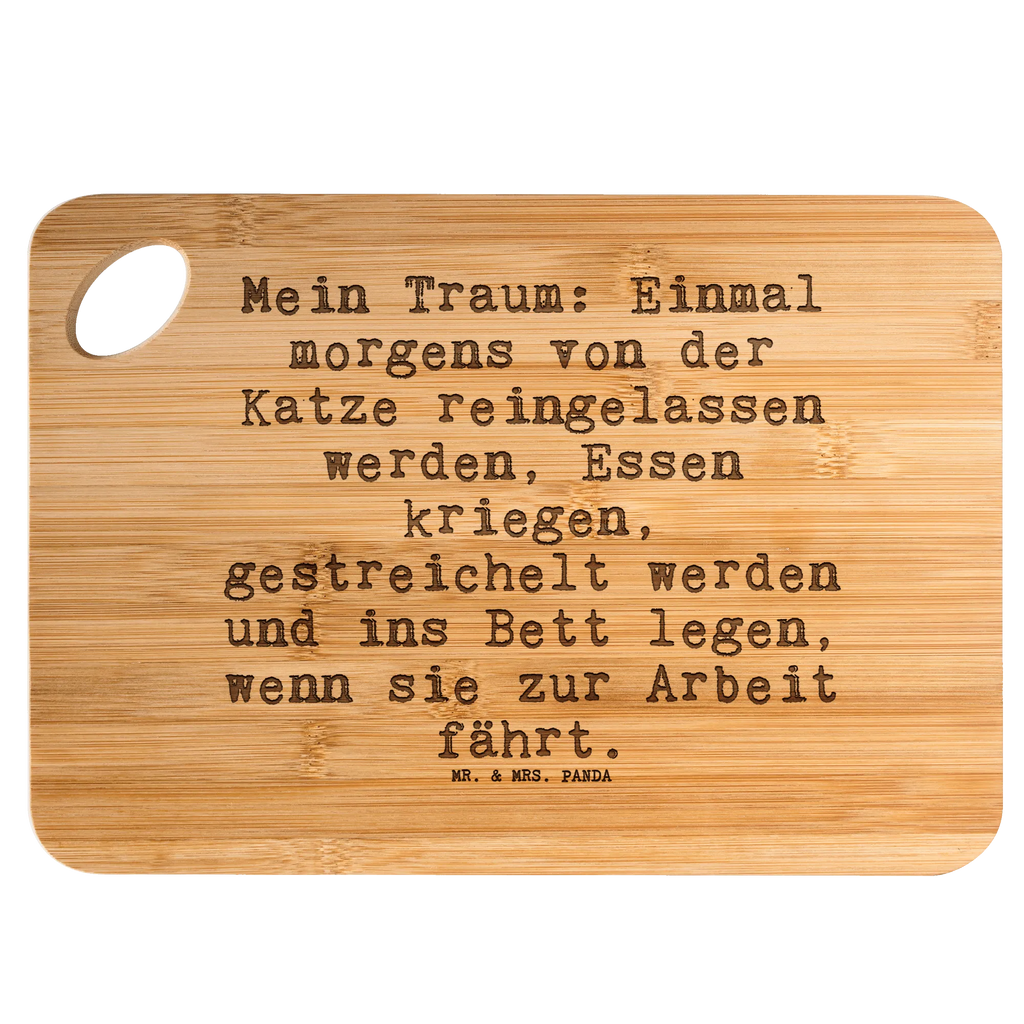 Frühstücksbrett Mein Traum: Einmal morgens... Frühstücksbrett, Holzbrett, Brett, Holzbrettchen, Küchenbrett, Servierbrett, Hackbrett, Schneidebrett, Spruch, Sprüche, lustige Sprüche, Weisheiten, Zitate, Spruch Geschenke, Spruch Sprüche Weisheiten Zitate Lustig Weisheit Worte