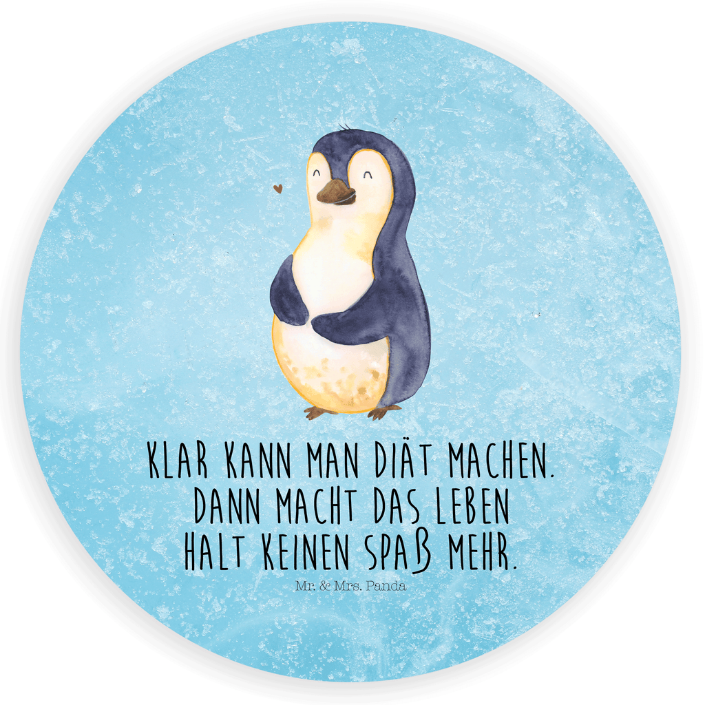 Rund Aufkleber Pinguin Diät Sticker, Aufkleber, Etikett, Pinguin, Pinguine, Diät, Abnehmen, Abspecken, Gewicht, Motivation, Selbstliebe, Körperliebe, Selbstrespekt