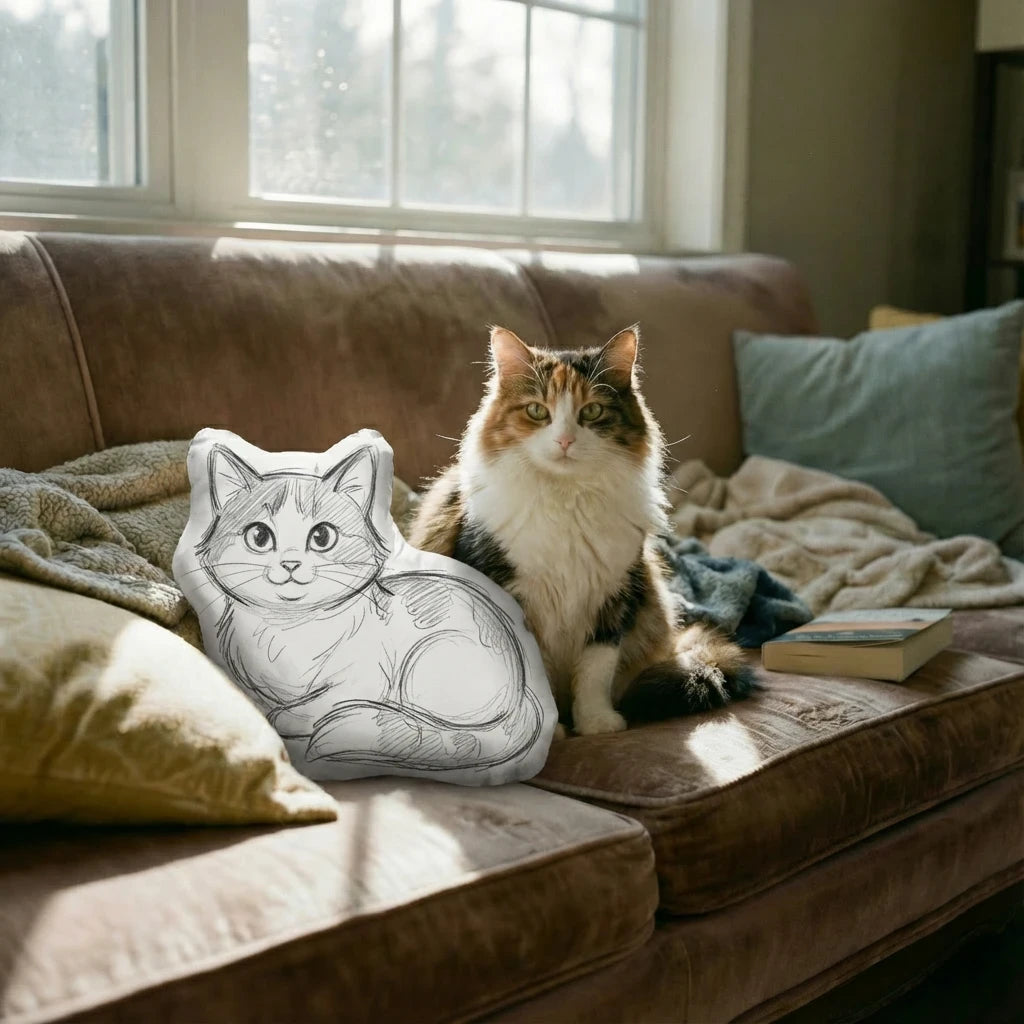 Personalisiertes Formkissen Haustier Design