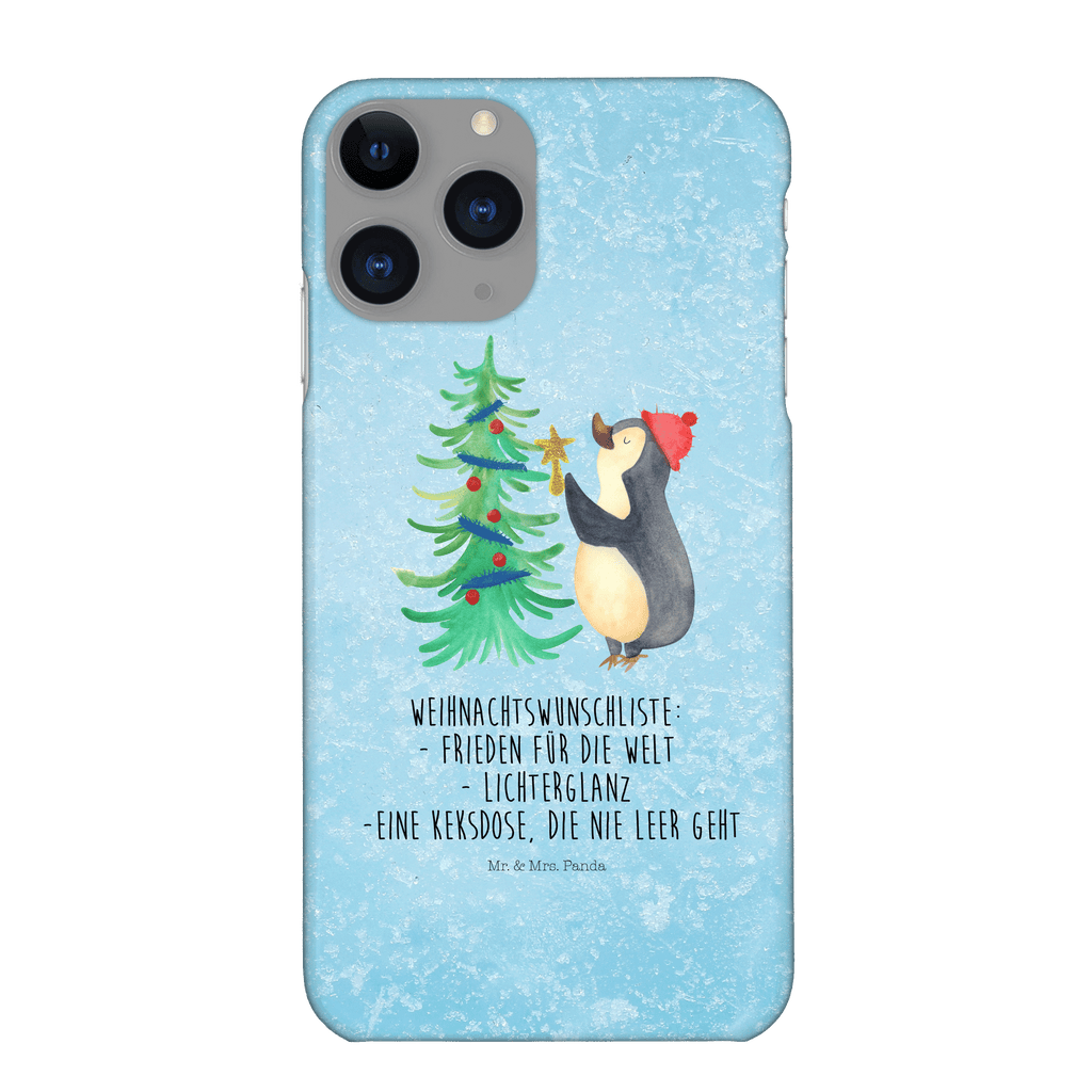 Handyhülle Pinguin Weihnachtsbaum Iphone 11 Pro Handyhülle, Iphone 11 Pro, Handyhülle, Premium Kunststoff, Winter, Weihnachten, Weihnachtsdeko, Nikolaus, Advent, Heiligabend, Wintermotiv, Pinguin