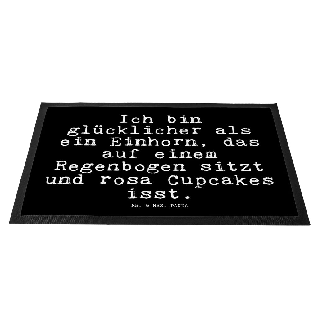 Doormat Ich bin glücklicher als... saying, sayings, funny, wisdom, quotes, Glizzer Spell Proverbs Wisdom Quotes Funny Wisdom Words