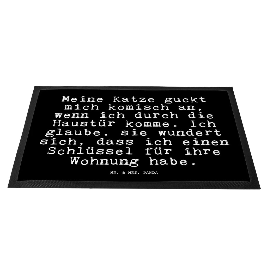 Doormat Meine Katze guckt mich... saying, sayings, funny, wisdom, quotes, Glizzer Spell Proverbs Wisdom Quotes Funny Wisdom Words