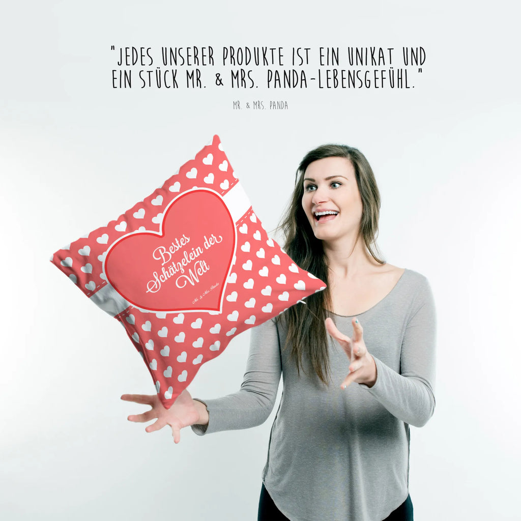 Cushion Schätzelein 40 x 40, pillow case, sofa, pad, pillows, settee, bed, couch, bedroom, soft, cushion, 40x40, Pillow, fluffy, Heart Love In Love Thank You Birthday Best Best Thank You