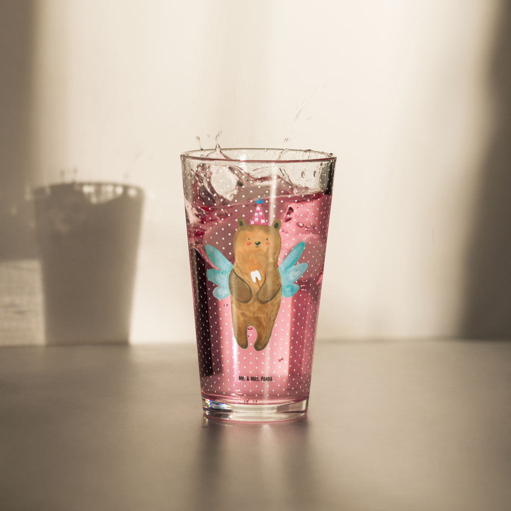 Premium Trinkglas Zahnfee Bär Trinkglas, Glas, Pint Glas, Bierglas, Cocktail Glas, Wasserglas, Bär, Teddy, Teddybär, Zahnfee, Fee, Milchzahn, Erster Zahn