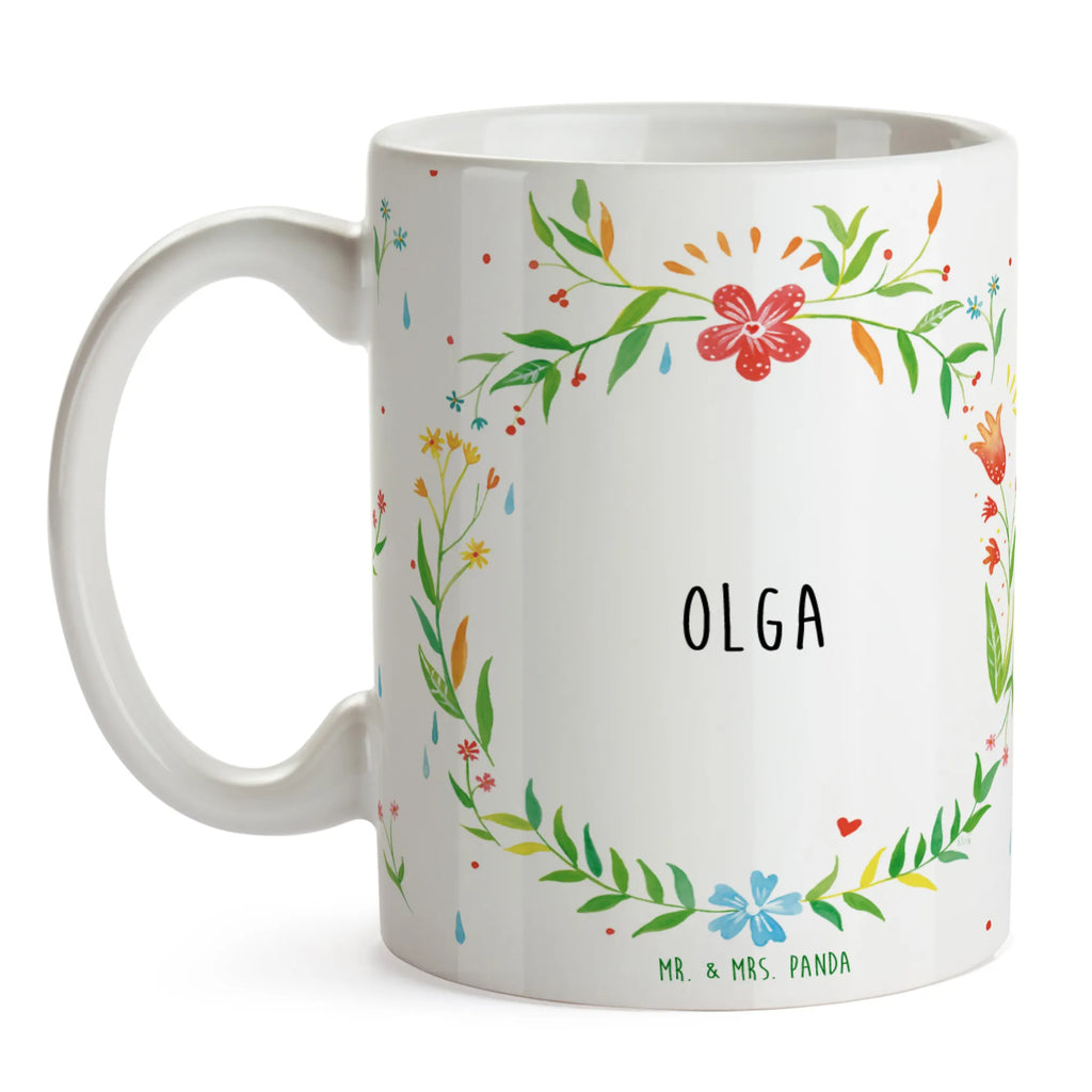 Tasse Olga Teetasse, Tasse mit Zitaten, Tasse mit Motiven, Bürotasse, Geschenktasse, Kaffeetasse, Porzellantasse, Keramiktasse, Tasse, Geschenk