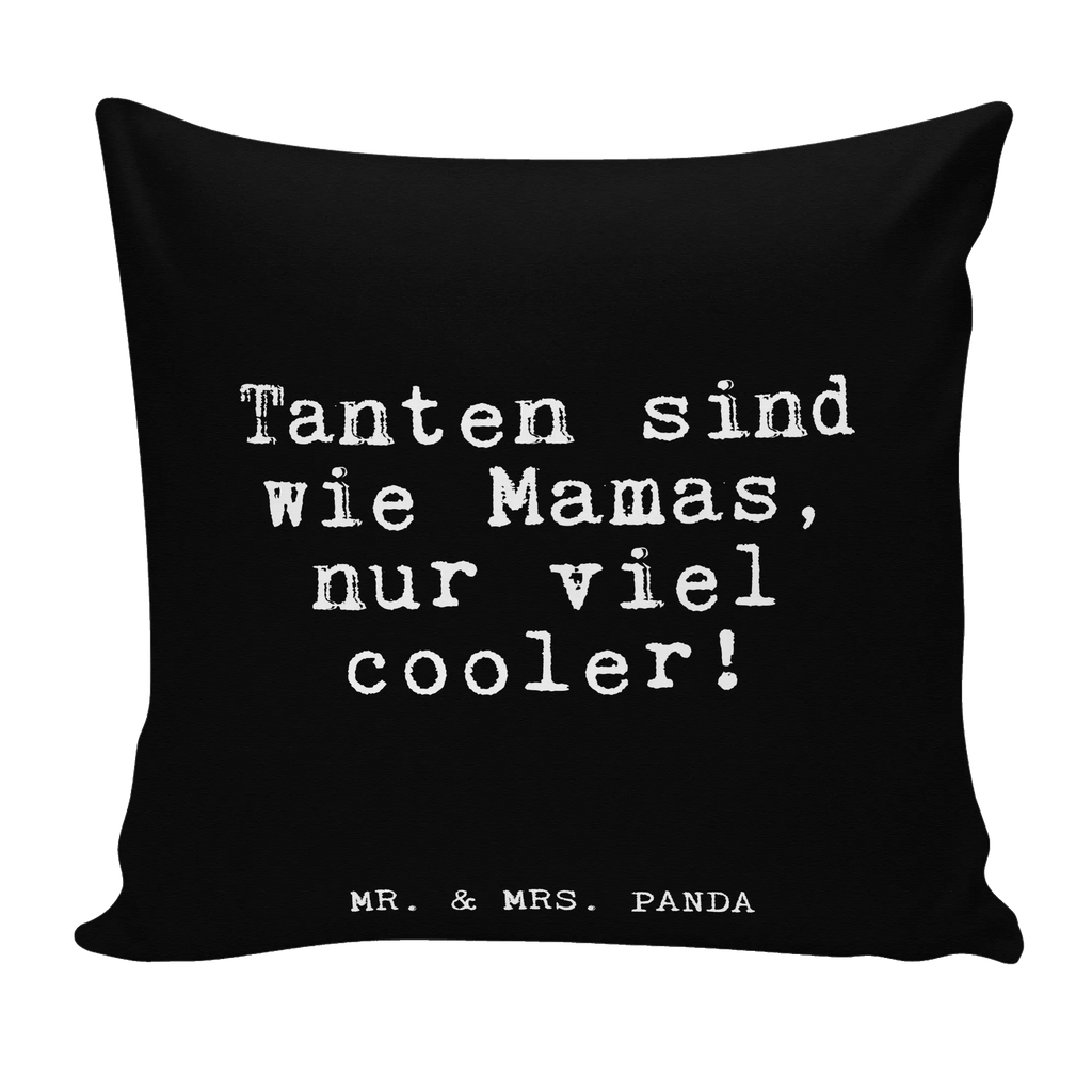 Cushion Tanten sind wie Mamas,... Pillow, pillow case, bed, bedroom, cushion, couch, sofa, soft, 40 x 40, 40x40, settee, pillows, fluffy, pad, saying, sayings, funny, wisdom, quotes, Glizzer Spell Proverbs Wisdom Quotes Funny Wisdom Words
