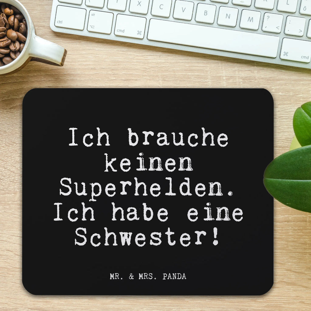 Mouse mat Ich brauche keinen Superhelden.... Gift, Print, mousepad, Mouse Pad, Pad, saying, Study, Work, Office, Motif, fun, PC, Mouse, Student, sayings, funny, wisdom, quotes, Glizzer Spell Proverbs Wisdom Quotes Funny Wisdom Words