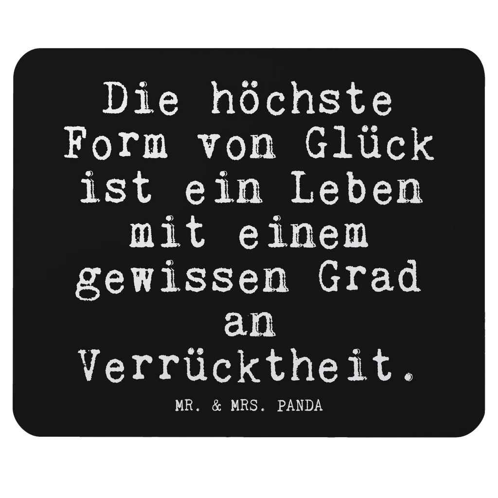 Mauspad Fun Talk Die höchste Form von Glück ist ein Leben mit einem gewissen Grad an Verrücktheit. Arbeitszimmer, PC Zubehör, Designer Mauspad, Mausunterlage, Computer zubehör, Mousepad, Büroausstattung, Einzigartiges Mauspad, Mauspad Büro, Mauspad, Spruch, Sprüche, lustige Sprüche, Weisheiten, Zitate, Spruch Geschenke, Glizer Spruch Sprüche Weisheiten Zitate Lustig Weisheit Worte