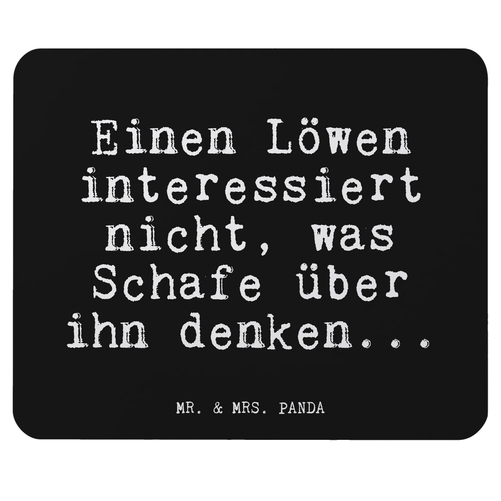 Podkładka pod mysz Einen Löwen interessiert nicht,... Przysłowie, przysłowia, zabawne przysłowia, mądrości, cytaty, prezenty z przysłowiami
