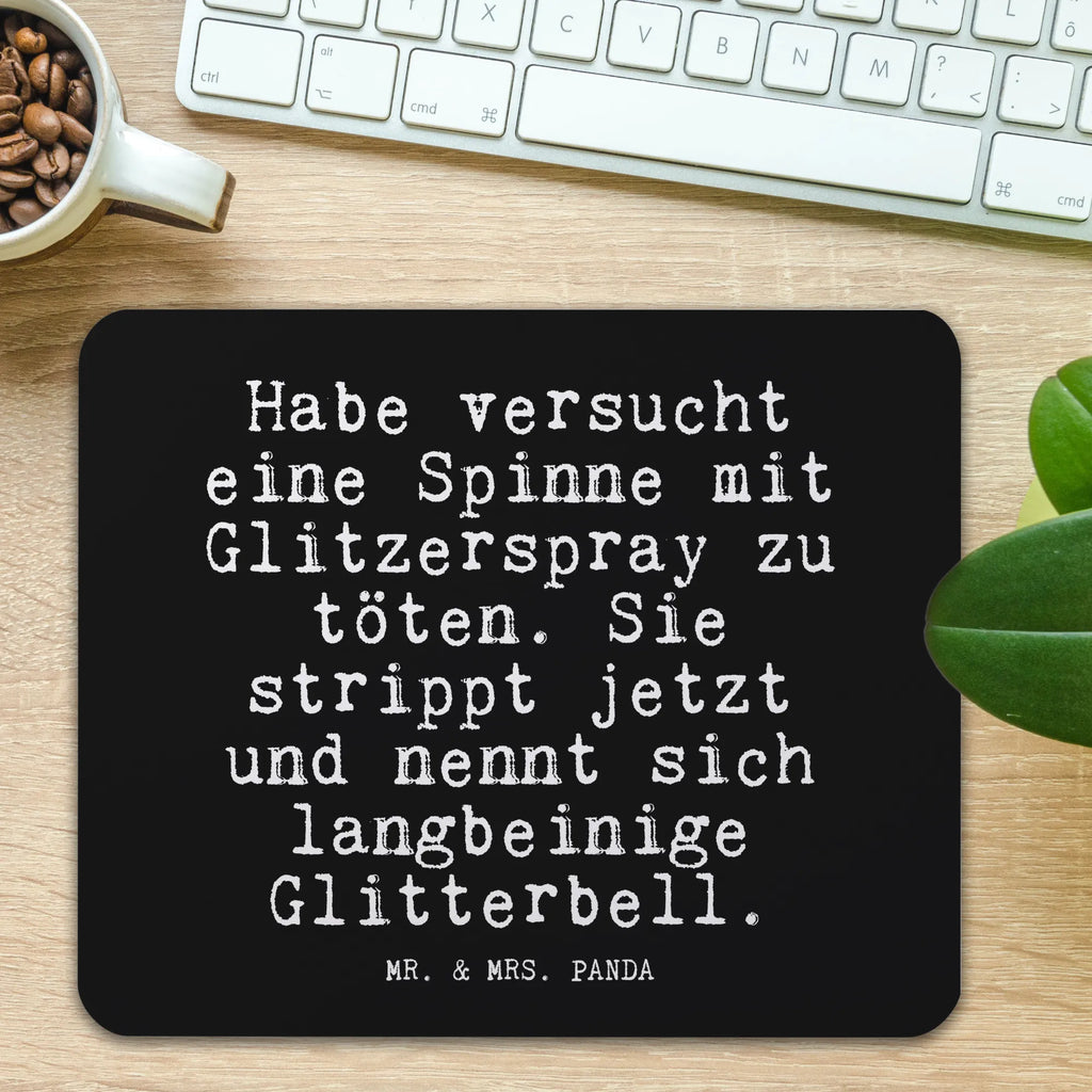 Mouse mat Habe versucht eine Spinne... Motif, Student, Office, fun, Study, Pad, Mouse, saying, Work, mousepad, Mouse Pad, PC, Gift, Print, sayings, funny, wisdom, quotes, Glizzer Spell Proverbs Wisdom Quotes Funny Wisdom Words
