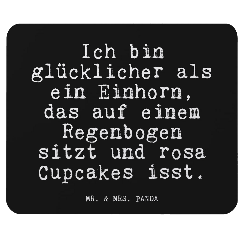 Podkładka pod mysz Ich bin glücklicher als... Przysłowie, przysłowia, zabawne przysłowia, mądrości, cytaty, prezenty z przysłowiami