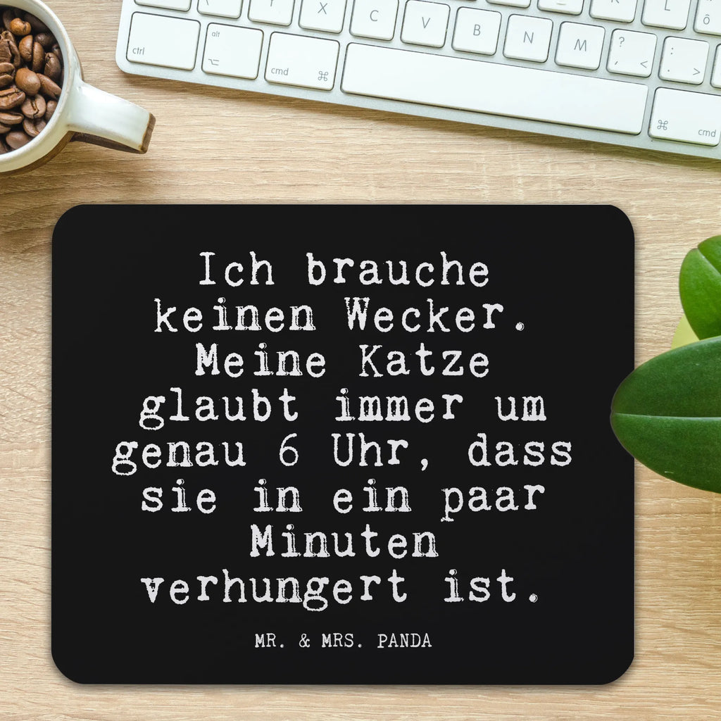 Mouse mat Ich brauche keinen Wecker.... mousepad, Work, Study, Motif, Print, Mouse, Student, Mouse Pad, saying, PC, fun, Office, Pad, Gift, sayings, funny, wisdom, quotes, Glizzer Spell Proverbs Wisdom Quotes Funny Wisdom Words