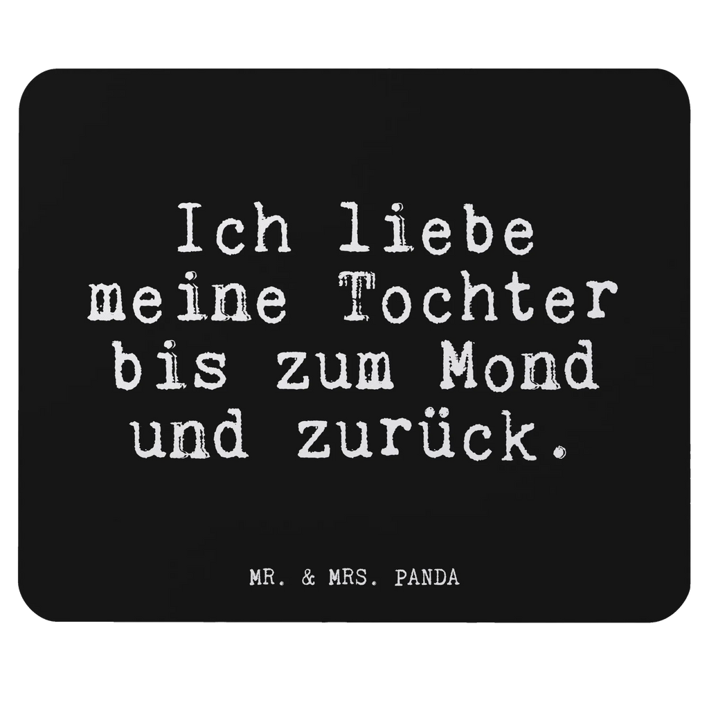 Podkładka pod mysz Ich liebe meine Tochter... Przysłowie, przysłowia, zabawne przysłowia, mądrości, cytaty, prezenty z przysłowiami
