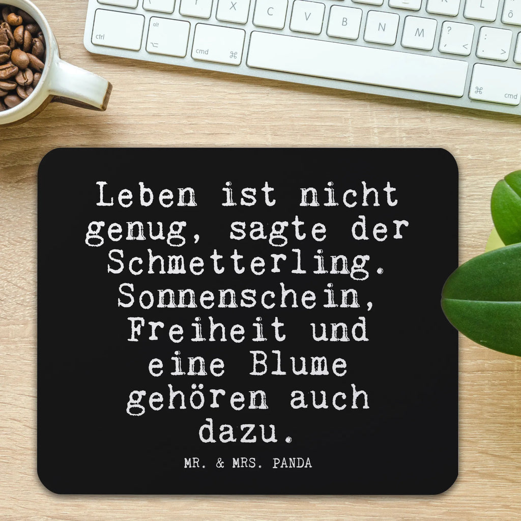 Podkładka pod mysz Leben ist nicht genug,... Przysłowie, przysłowia, zabawne przysłowia, mądrości, cytaty, prezenty z przysłowiami