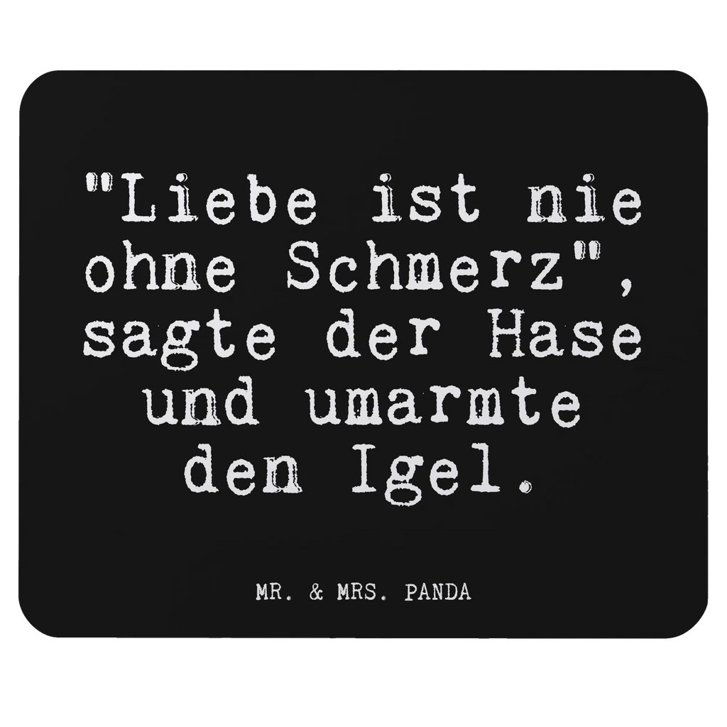 Mauspad Fun Talk "Liebe ist nie ohne Schmerz", sagte der Hase und umarmte den Igel. Arbeitszimmer, Mauspad Büro, Mauspad, Büroausstattung, PC Zubehör, Einzigartiges Mauspad, Computer zubehör, Mausunterlage, Mousepad, Designer Mauspad, Spruch, Sprüche, lustige Sprüche, Weisheiten, Zitate, Spruch Geschenke, Glizer Spruch Sprüche Weisheiten Zitate Lustig Weisheit Worte