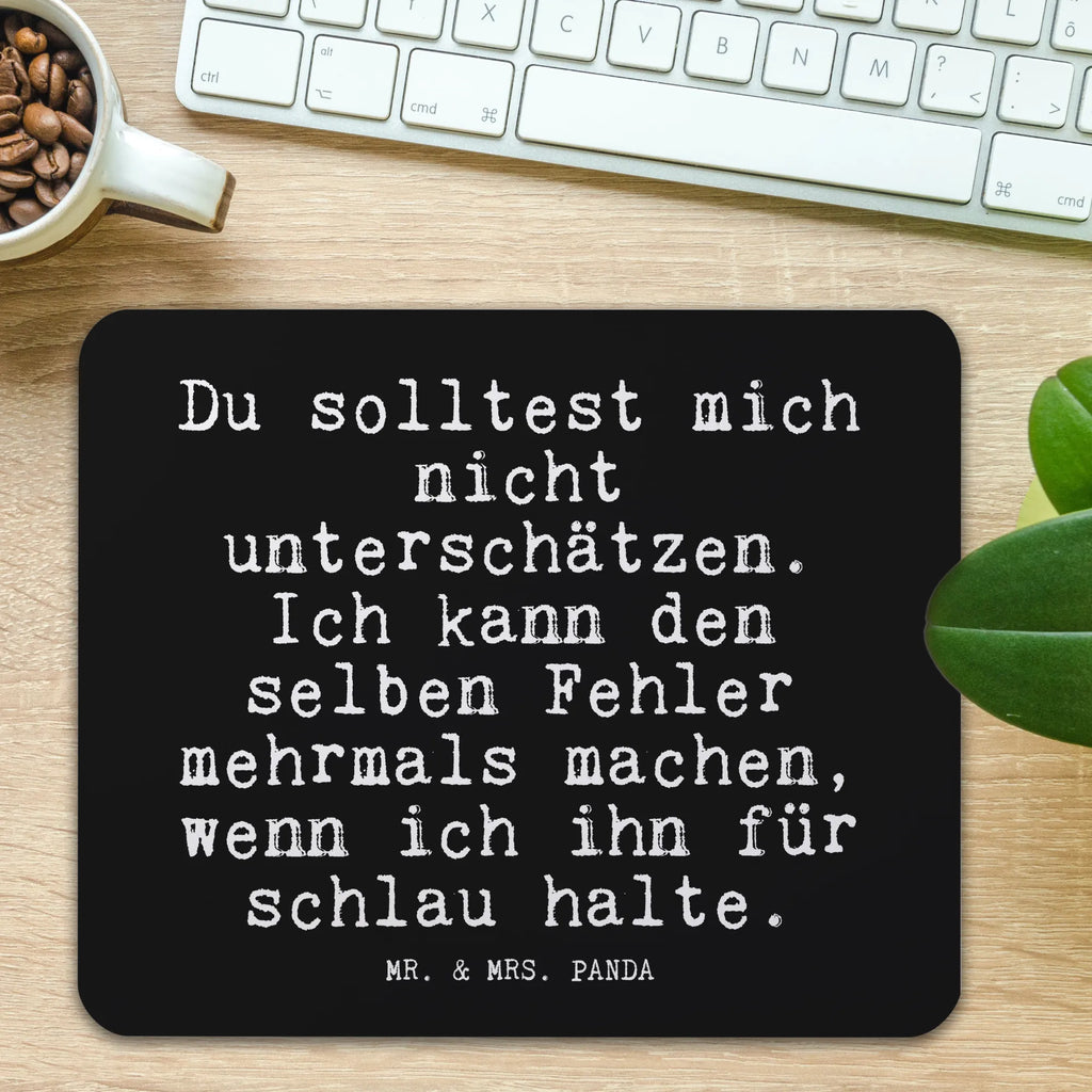 Mouse mat Du solltest mich nicht... Student, fun, Print, Mouse, Motif, Study, Gift, PC, saying, Office, Pad, mousepad, Mouse Pad, Work, sayings, funny, wisdom, quotes, Glizzer Spell Proverbs Wisdom Quotes Funny Wisdom Words