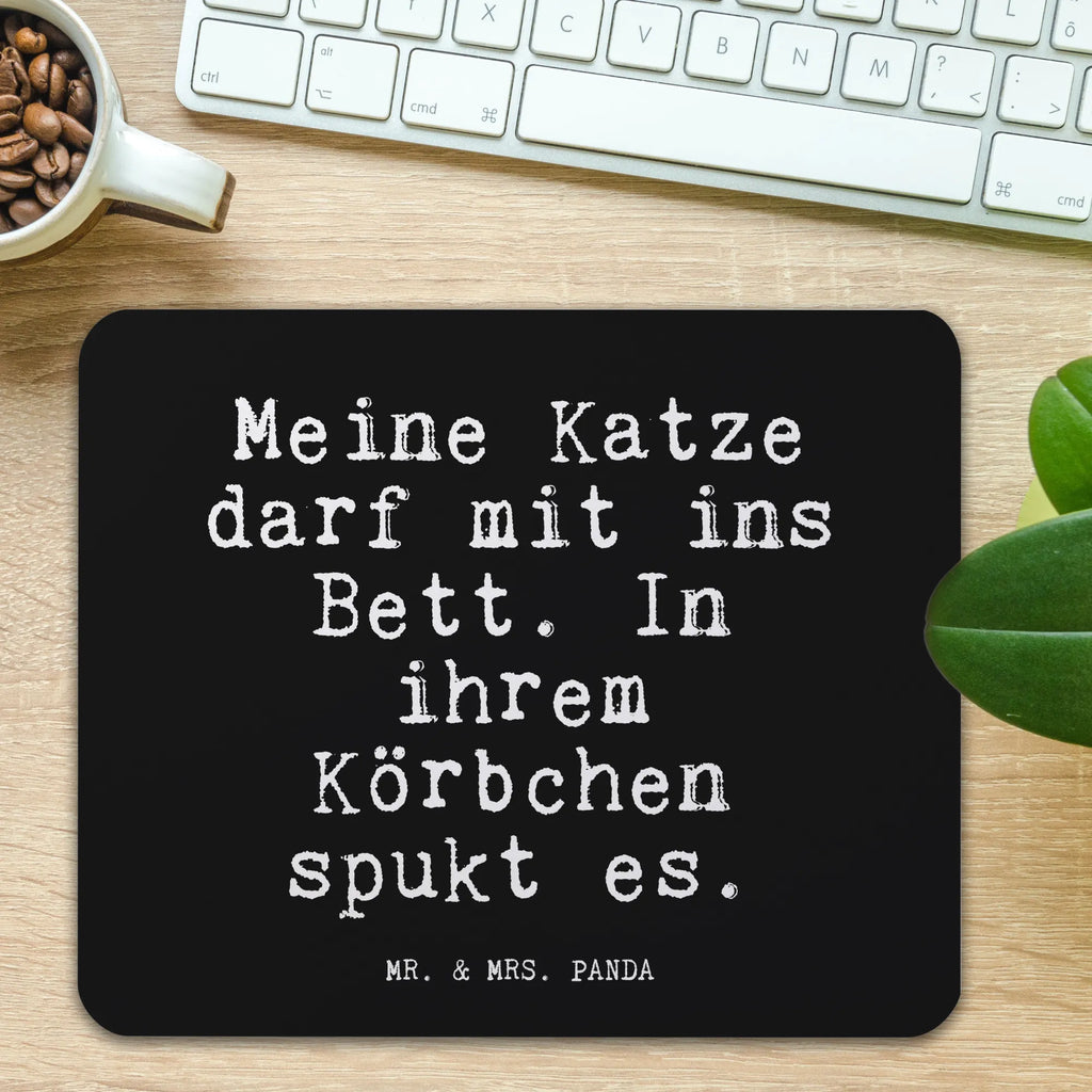 Mouse mat Meine Katze darf mit... fun, PC, Office, Student, Gift, Mouse, Motif, Pad, Mouse Pad, saying, Print, Study, Work, mousepad, sayings, funny, wisdom, quotes, Glizzer Spell Proverbs Wisdom Quotes Funny Wisdom Words