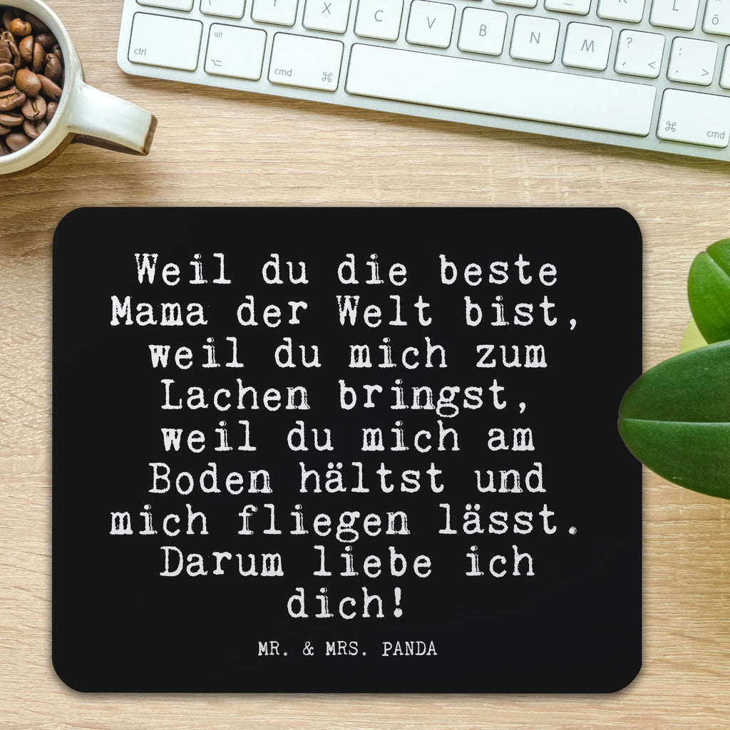 Mouse mat Weil du die beste... Motif, Office, Study, Mouse, Gift, Mouse Pad, Print, Pad, mousepad, Student, fun, Work, PC, saying, sayings, funny, wisdom, quotes, Glizzer Spell Proverbs Wisdom Quotes Funny Wisdom Words