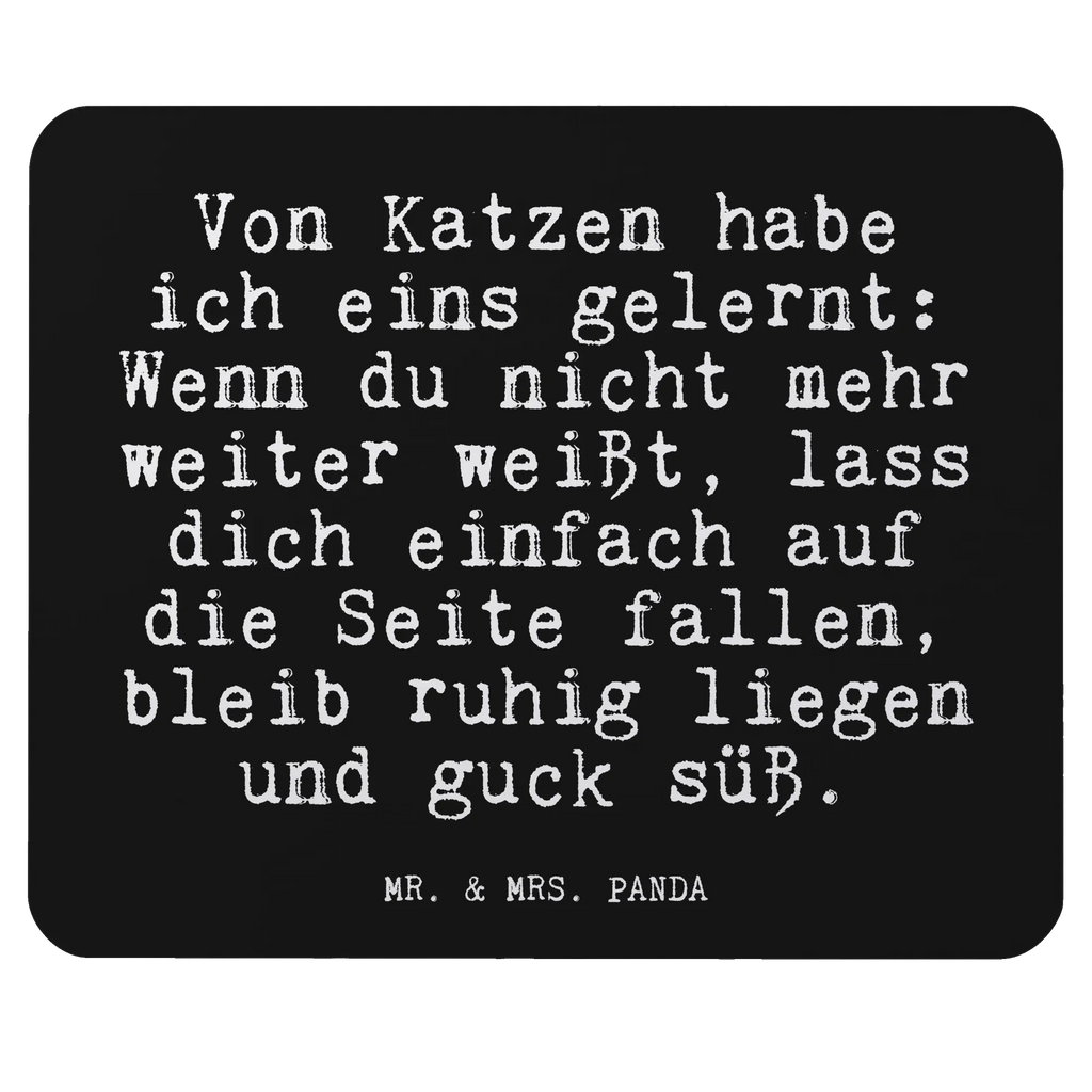 Mouse mat Von Katzen habe ich... Gift, saying, Print, Motif, Mouse, Mouse Pad, mousepad, Pad, fun, PC, Student, Study, Office, Work, sayings, funny, wisdom, quotes, Glizzer Spell Proverbs Wisdom Quotes Funny Wisdom Words