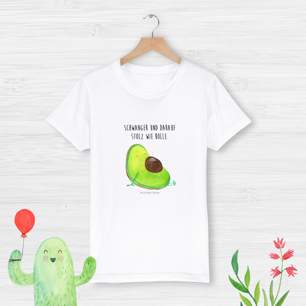 Organic Kinder T-Shirt Avocado Schwangerschaft Kinder T-Shirt, Kinder T-Shirt Mädchen, Kinder T-Shirt Jungen, Avocado, Veggie, Vegan, Gesund, schwanger, Schwangerschaft, Babyparty, Babyshower