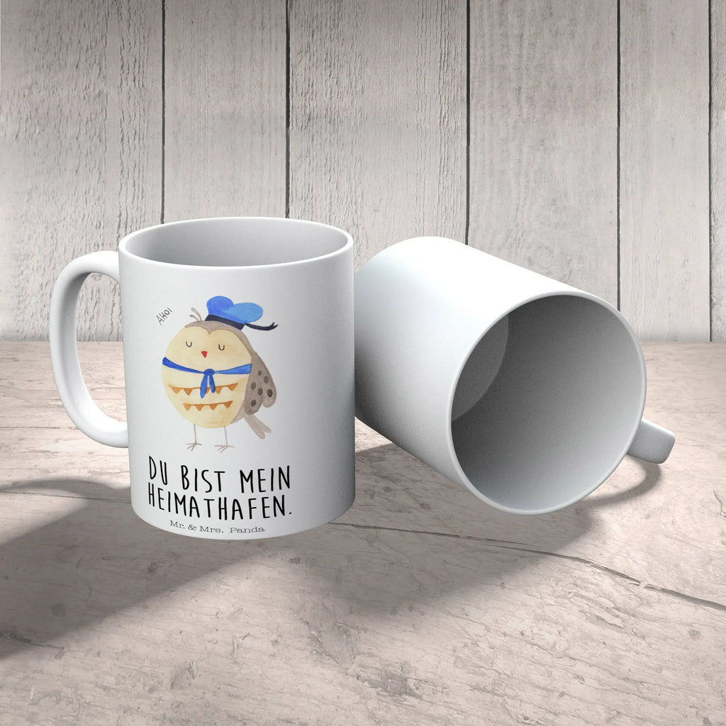 Tasse Eule Matrose Kakaotasse, Kaffeepott, kaffeebecher keramik, Frühstückstasse, Teebecher, Geschenktasse, Trinktasse, Becher, Bedruckte Tasse, Motivtasse, kaffeetasse bedruckt, Tasse mit Spruch, Keramikbecher, Bürobecher, kaffeetasse keramik, Tasse mit Motiv, tasse für büro, Bürotasse, Designtasse, Frühstücksbecher, Trinkbecher, statement tasse, Henkelbecher, kaffeebecher bedruckt, Pott, Henkeltasse, tasse für kaffee, Kaffeebecher, heißgetränkebecher, milchkaffeetasse, Teepott, haferl, Keramiktasse, Tasse, Teetasse, Coffee Mug, Kaffeetasse, design tasse, Dekotasse, schöne tasse, Sprüchetasse, hochwertige tasse, Mug, Eule, Wortspiel Lustig, Heimathafen, Owl, Hochzeitstag Geschenk, Eule Deko, Eule Spruch, Ehe, Freundin, Seefahrer, Matrose