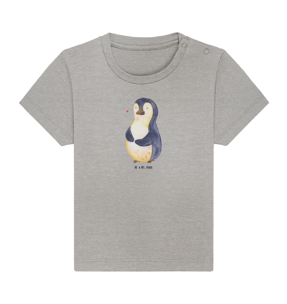Organic Baby Shirt Pinguin Diät Baby T-Shirt, Jungen Baby T-Shirt, Mädchen Baby T-Shirt, Shirt, Pinguin, Pinguine, Diät, Abnehmen, Abspecken, Gewicht, Motivation, Selbstliebe, Körperliebe, Selbstrespekt