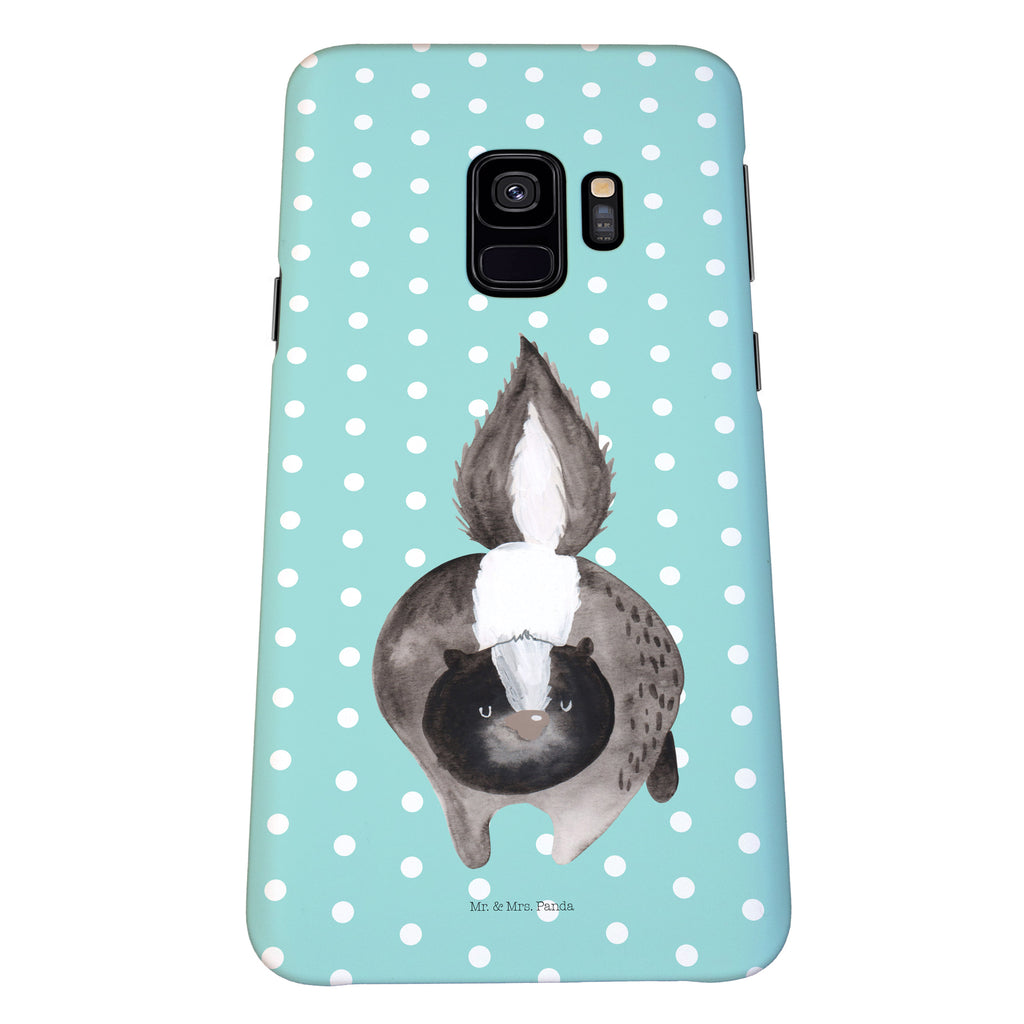 Handyhülle Stinktier Angriff Handyhülle, Handycover, Cover, Handy, Hülle, Samsung Galaxy S8 plus, Stinktier, Skunk, Wildtier, Raubtier, Stinker, Stinki, wütend, Drohung