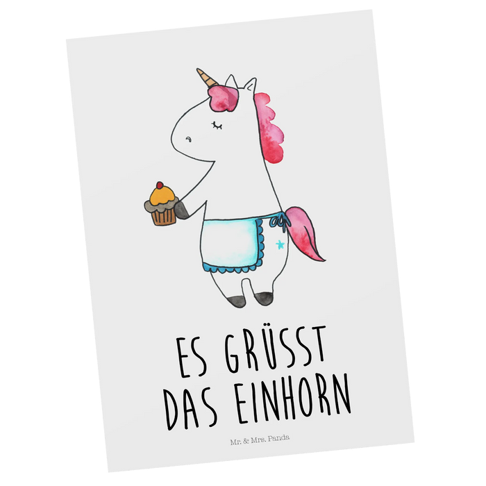 Postcard unicorn muffins