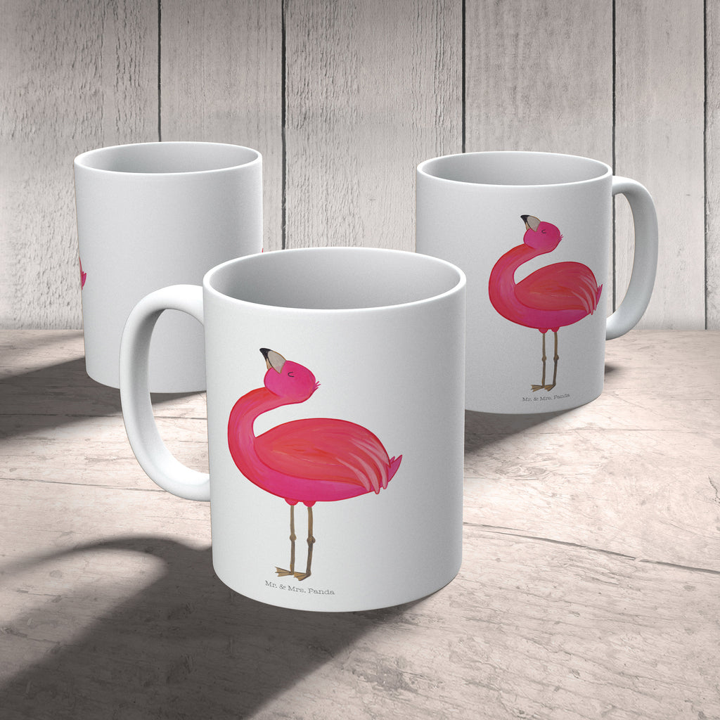 Tasse Flamingo stolz Tasse, Kaffeetasse, Teetasse, Becher, Kaffeebecher, Teebecher, Keramiktasse, Porzellantasse, Büro Tasse, Geschenk Tasse, Tasse Sprüche, Tasse Motive, Flamingo, stolz, Freude, Selbstliebe, Selbstakzeptanz, Freundin, beste Freundin, Tochter, Mama, Schwester