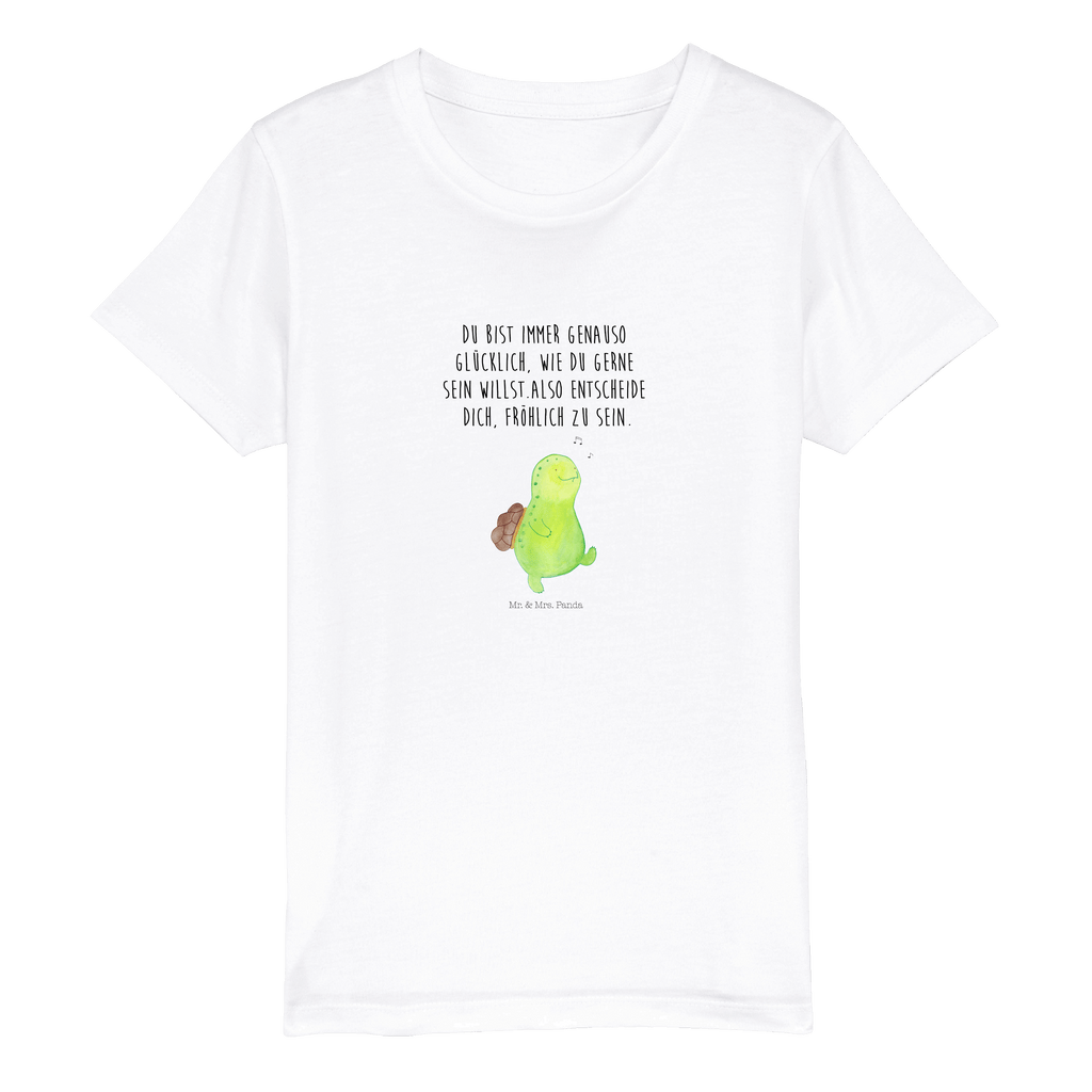 Organic Kinder T-Shirt Schildkröte Pfeifen Kinder T-Shirt, Kinder T-Shirt Mädchen, Kinder T-Shirt Jungen, Schildkröte, Schildi, Schildkröten, fröhlich, Glück, Motivation, Lebensfreude, Depression, Trennung, Neuanfang