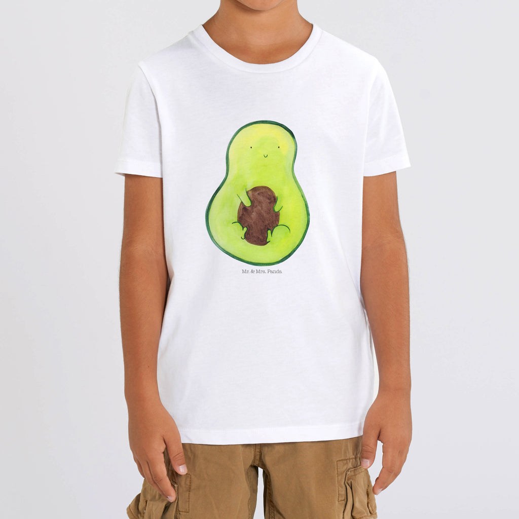 Organic Kinder T-Shirt Avocado Kern Kinder T-Shirt, Kinder T-Shirt Mädchen, Kinder T-Shirt Jungen, Avocado, Veggie, Vegan, Gesund, Avokado, Avocadokern, Kern, Pflanze, Spruch Leben