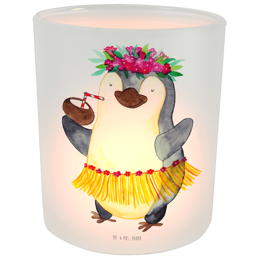 Windlicht Pinguin Kokosnuss Windlicht Glas, Teelichtglas, Teelichthalter, Teelichter, Kerzenglas, Windlicht Kerze, Kerzenlicht, Pinguin, Aloha, Hawaii, Urlaub, Kokosnuss, Pinguine