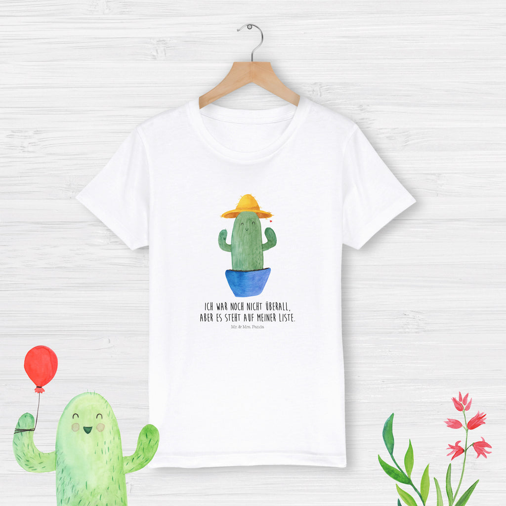 Organic Kinder T-Shirt Kaktus Hut Kinder T-Shirt, Kinder T-Shirt Mädchen, Kinder T-Shirt Jungen, Kaktus, Kakteen, Reisen, Weltreise, Weltenbummler, Reisetagebuch, Städtetrip, Kaktusliebe, Geschenkidee, Spruch, Motivation